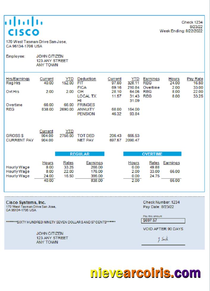 USA Cisco Systems, Inc. hardware company
